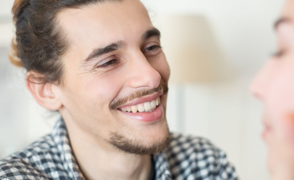 Image of a man smiling. Dental fillings in Wolverhampton.